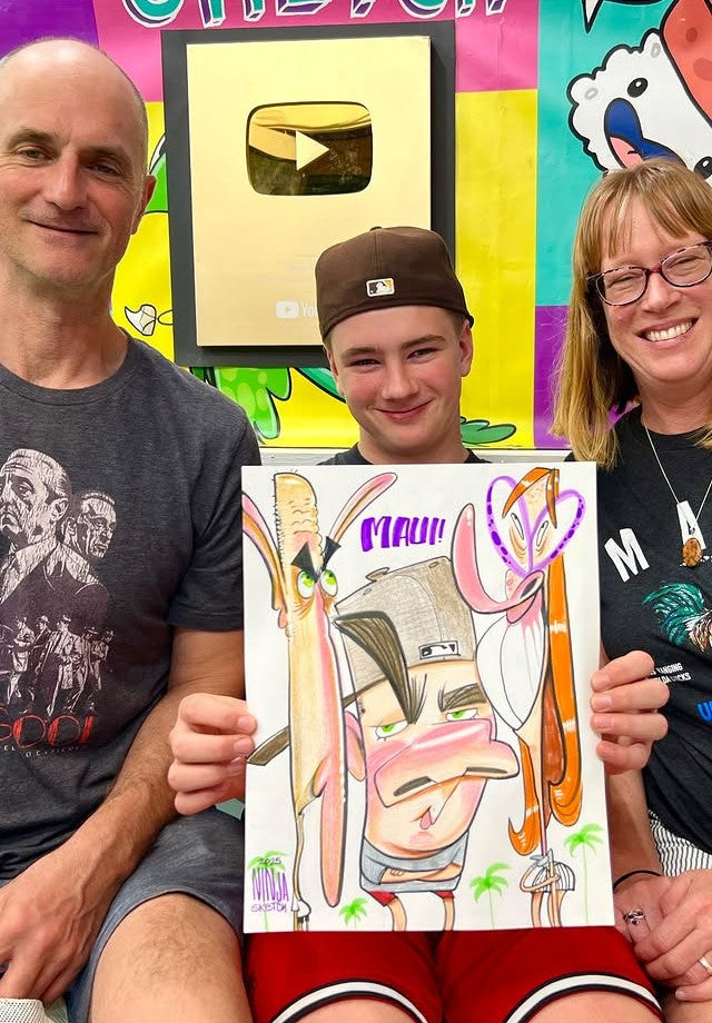 Custom Hand-Drawn Caricature — From Your Photo!