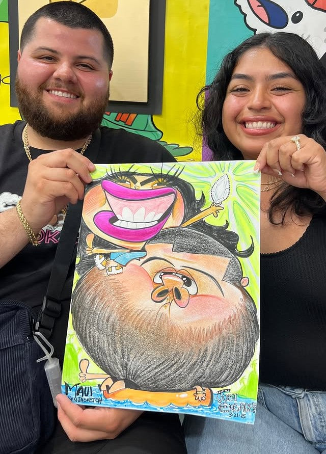 Custom Hand-Drawn Caricature — From Your Photo!