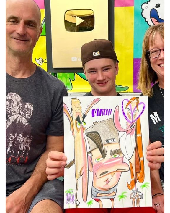 Custom Hand-Drawn Caricature — From Your Photo!