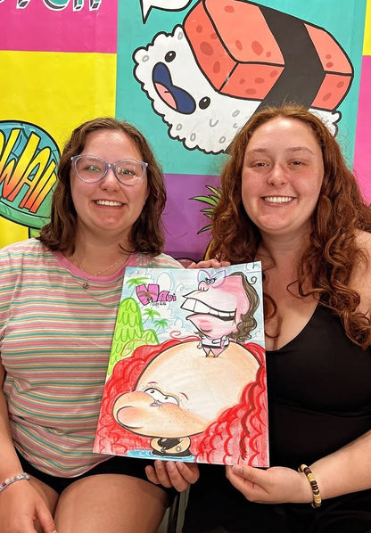 Custom Hand-Drawn Caricature — From Your Photo!
