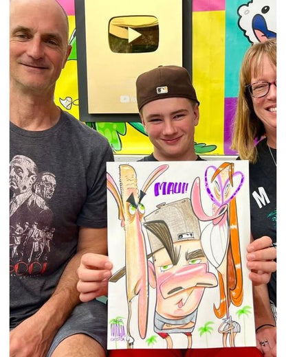 Custom Hand-Drawn Caricature — From Your Photo!