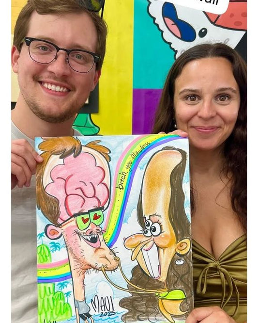 Custom Hand-Drawn Caricature — From Your Photo!